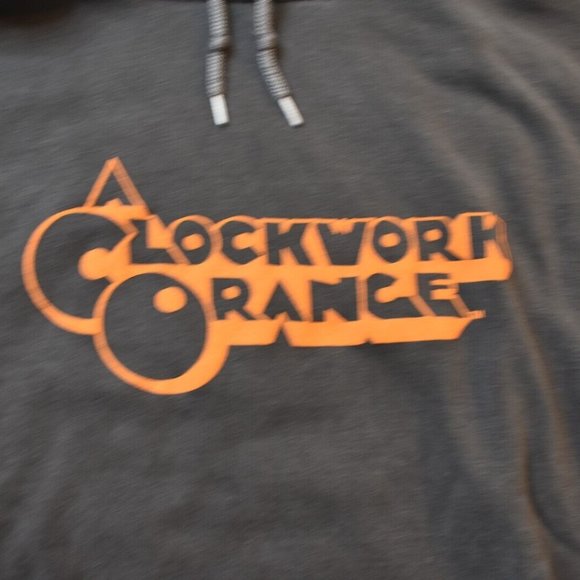 A Clockwork Orange Mens Gray Hoodie Medium New With Tags - Picture 6 of 8